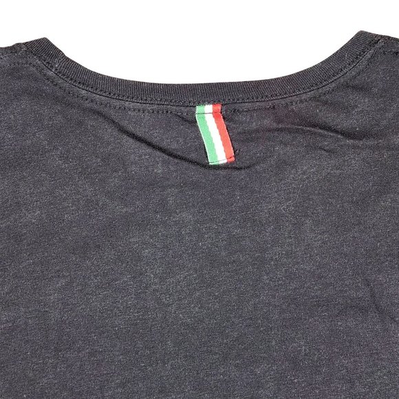 Puma Ferrari Campione Classic 1960s F1 Racing Graphic Black Mens Large T-Shirt - Picture 6 of 11